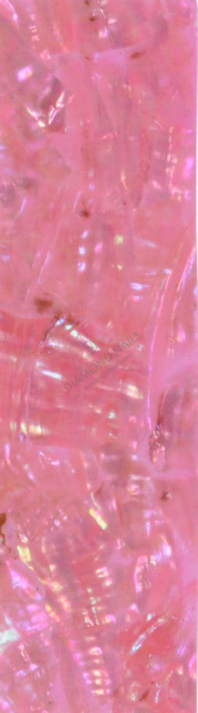Pink crushed shell nail art strip by Diamond Nails, featuring a textured shell design for stylish manicures.
