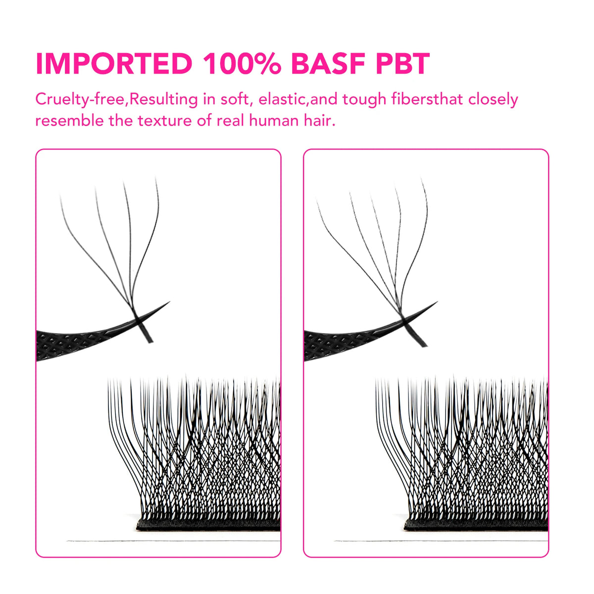 Veltora TDANCE 3D 4D 5D 6D premade faux mink eyelash extensions with W style, natural soft bloom volume, automatic flowering design