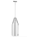 Veltora wireless milk frother and coffee whisk mixer with handle, electric egg beater for cappuccinos and frothing drinks.