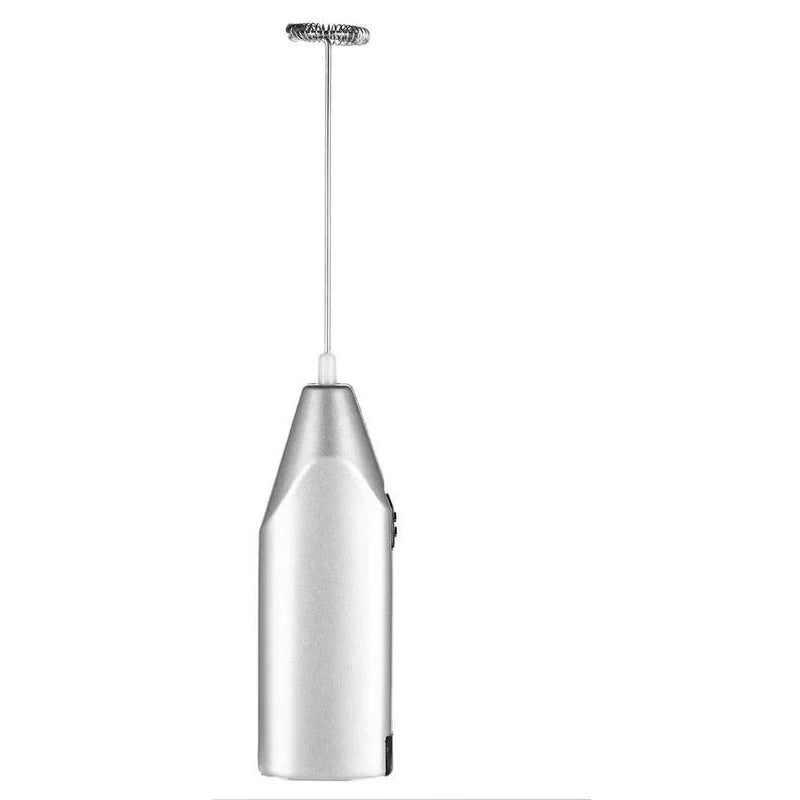 Veltora wireless milk frother and coffee whisk mixer with handle, electric egg beater for cappuccinos and frothing drinks.