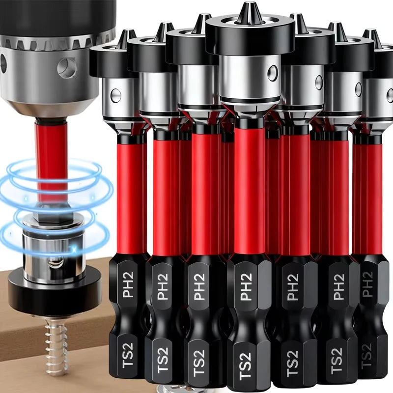 Veltora magnetic positioning screwdriver bits for drywall and plasterboard, S2 dry wall screw drill bit with batch head design
