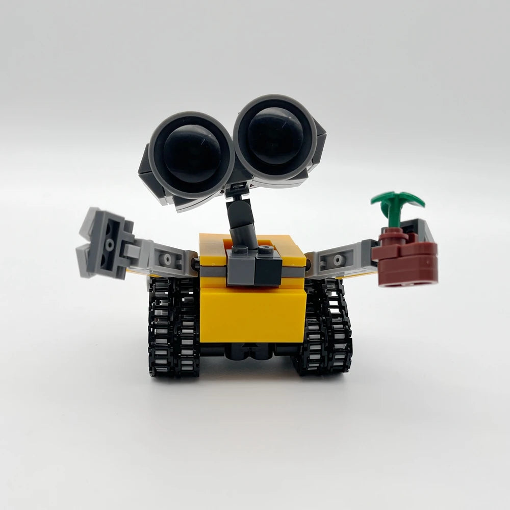 Veltora Classic Movie Wall-e mini robot building blocks set, creative DIY bricks kit for kids and adults, toy model assembly.