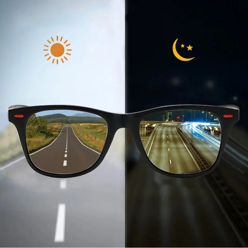 Veltora night vision glasses with polarized PC frame, outdoor sport sunglasses, suitable for day and night driving and outdoor activities.