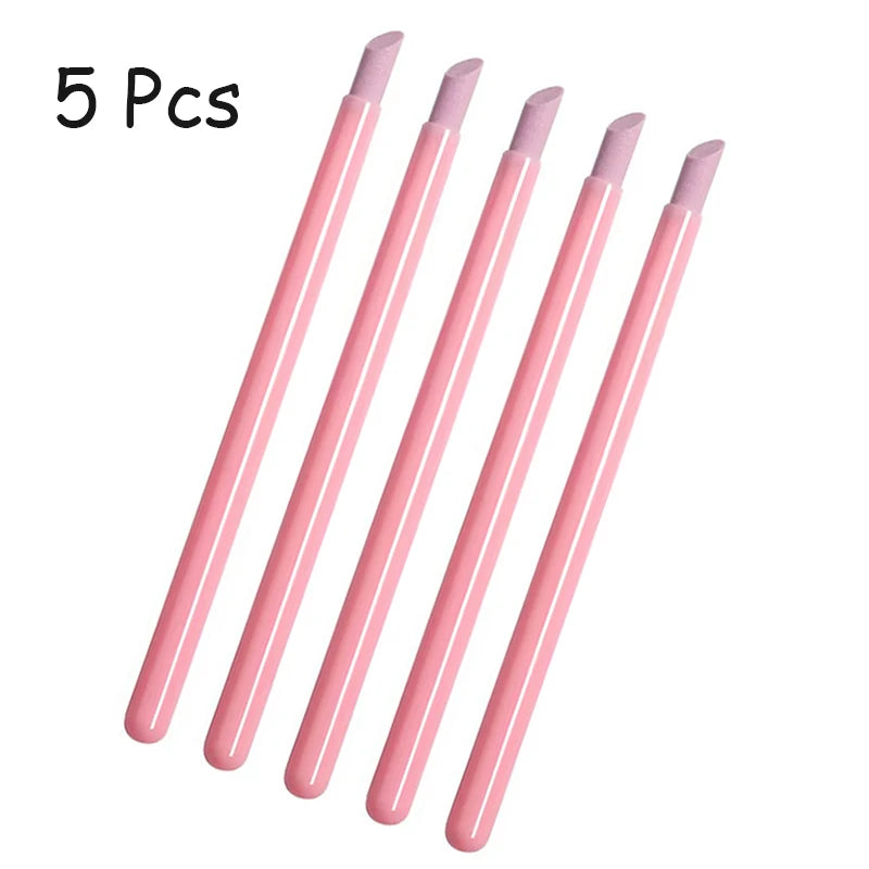 Veltora nail art quartz grinding pen and cuticle scissors set with files and tools for manicures and dead skin removal.
