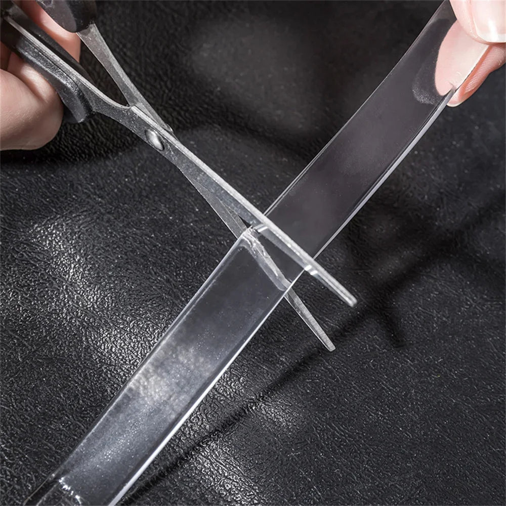 Veltora clear silicone self-adhesive bumpers and wall protectors for furniture, refrigerators, and cabinets to prevent damage and noise