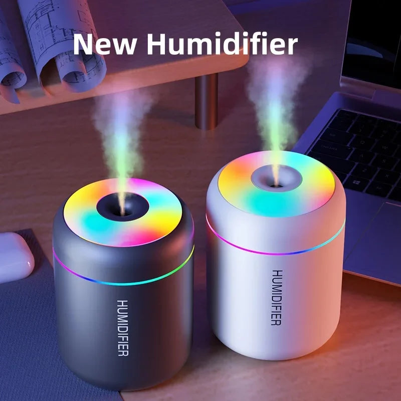 Veltora 180ML mini USB air humidifier with essential oil diffuser, mist maker, and LED lights for car or home use.