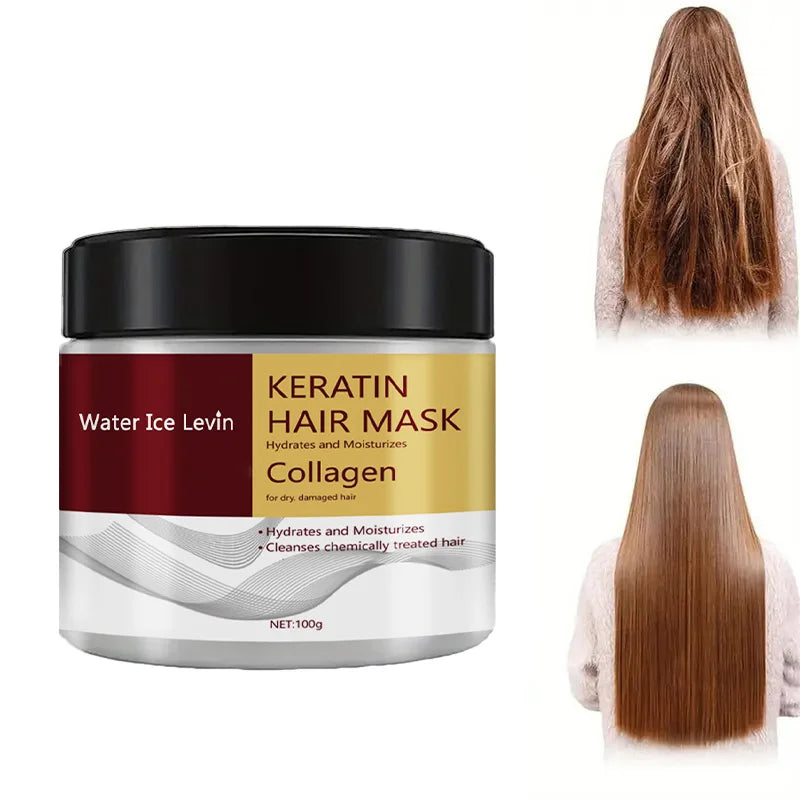 Veltora Collagen Keratin Hair Mask and conditioner with dual oil control, moisturizing, softening, frizz repair, and revitalizing hair care.
