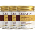 Veltora keratin collagen hair mask with peptides and rosemary, deep conditioning treatment for intense smoothing and shine.