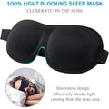 Veltora 3D sleep mask with soft memory foam eye cover, lightweight travel blindfold for comfortable sleeping and relaxation.