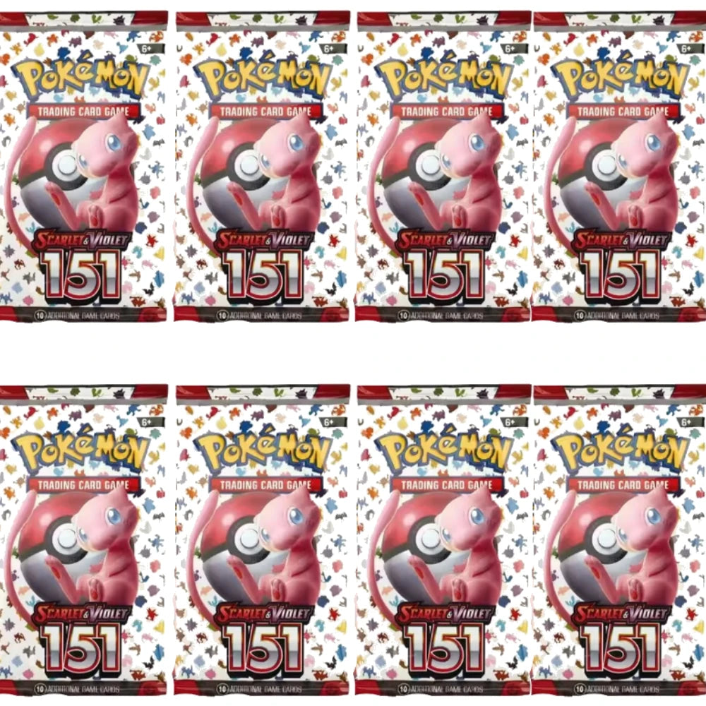Set of 40 Veltora Pokémon Card Prismatic 151 Evolutions booster pack with colorful trading cards for Pokemon battles and collection.