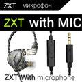 Veltora QKZ AK3 FiLe wired earphones with microphone, HiFi sound, noise cancelling, sport and gaming earbuds with bass.