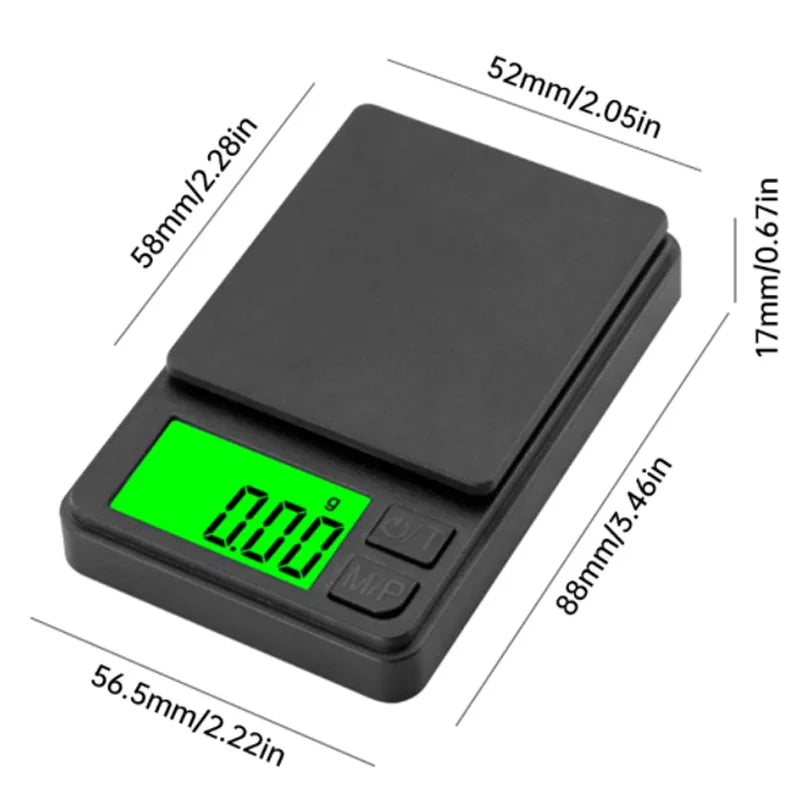 Veltora Precision Pocket Scale 1000g x 0.1g with backlit LCD, compact digital gram and jewelry scale, suitable for food, jewelry, and travel