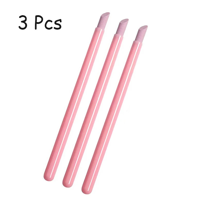 Veltora 1/5PC nails art quartz grinding pen and nail cuticle scissors for dead skin removal and UV gel manicures