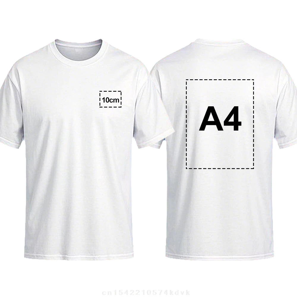 Veltora men's custom T-shirt with personalized text design, casual high-quality band style shirt in 5XL size, front view.
