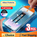 Veltora oleophobic coating dust-free screen protector for iPhone models including 14, 12, 13, 11, XR, XS, and 16 Plus glass.