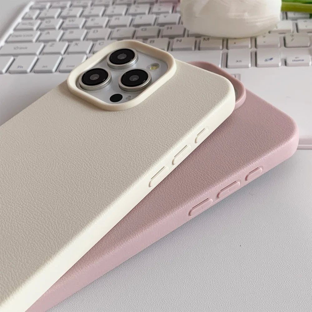 Veltora leather phone case for iPhone 17 Pro Max, 16, 18 Pro Max, 13, 11, 15, 14 Plus, 12, and Air models, shockproof TPU cover