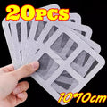 Set of 5-20 Veltora disposable floor drain stickers and shower drain hair catchers with mesh filters for sink and bathtub drainage.