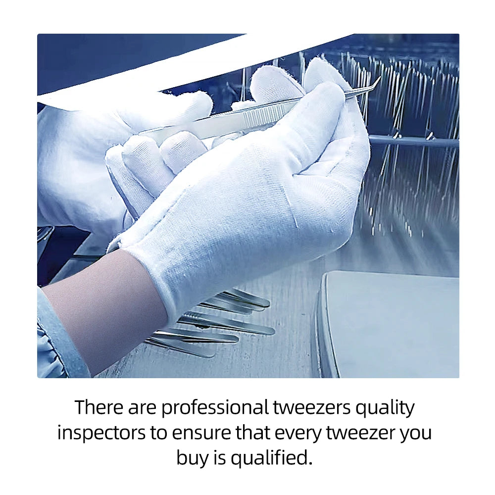 Veltora Nagaraku stainless steel eyelash extension tweezers with precise 3D clip for professional makeup application.