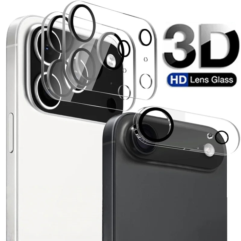 Veltora black tempered glass camera lens protector for iPhone 13-18 Pro Max, circle design, protective film cover for camera lenses.