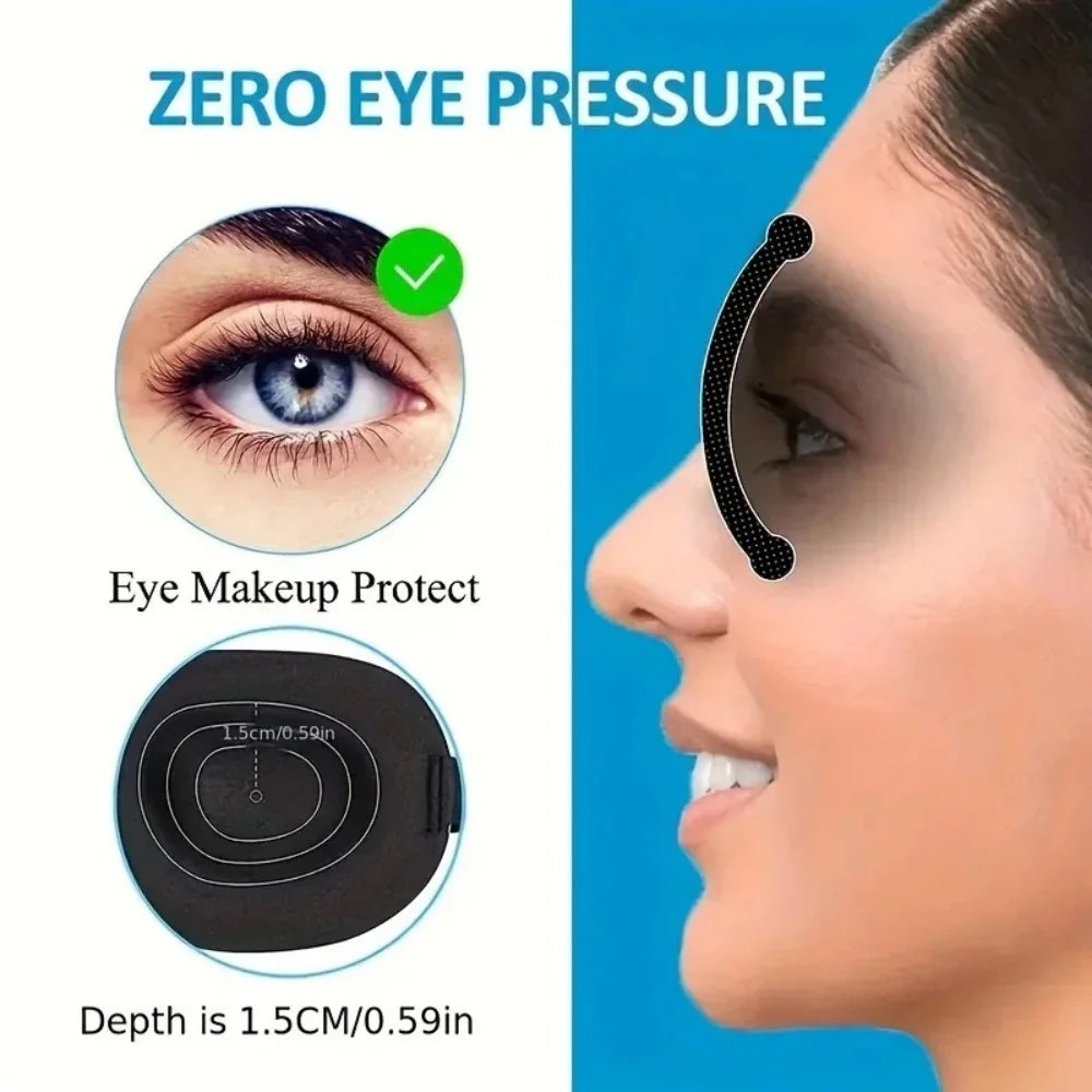 Veltora 3D sleep mask with soft memory foam, lightweight eye cover for comfortable sleeping and travel.
