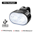 Veltora rechargeable LED bike front and rear lights with flashlight and lantern modes for cycling safety and visibility.