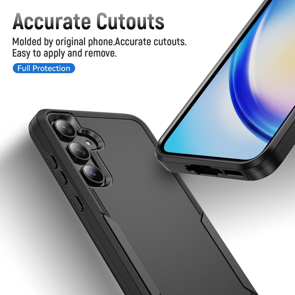 Veltora military grade armor case for Samsung Galaxy S25 FE, S22, S23, S26 Plus, S24 FE Ultra, A57, A17, A54, A16 5G smartphones