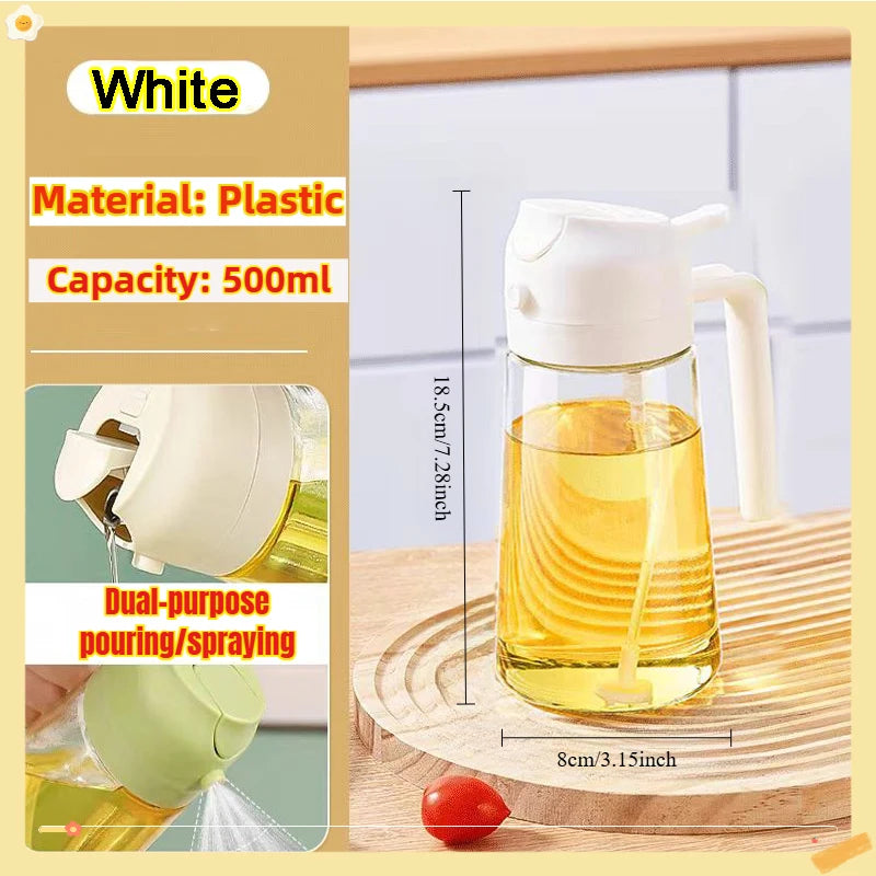 Veltora oil spray bottle with 200ml capacity, plastic design, suitable for cooking, baking, and vinegar or oil spraying.