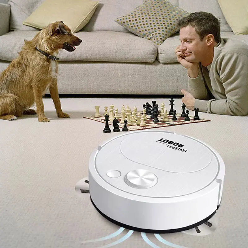 Veltora USB sweeping robot vacuum cleaner with mopping, 1500Pa suction, smart wireless 3-in-1 floor cleaning for home and office