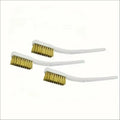Mini copper-plated brass wire brush set with 1, 3, or 5 pieces for paint, rust removal, and metal polishing by Veltora.