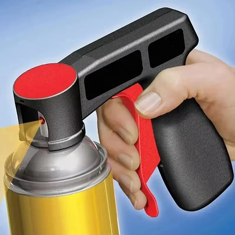 Veltora plastic portable spray paint handle with ergonomic design, suitable for car color changing film application and DIY spraying.