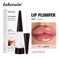 Veltora Lakerain Lip Plumper with deep hydration, high-shine gloss, and a shiny, voluminous finish on lips.