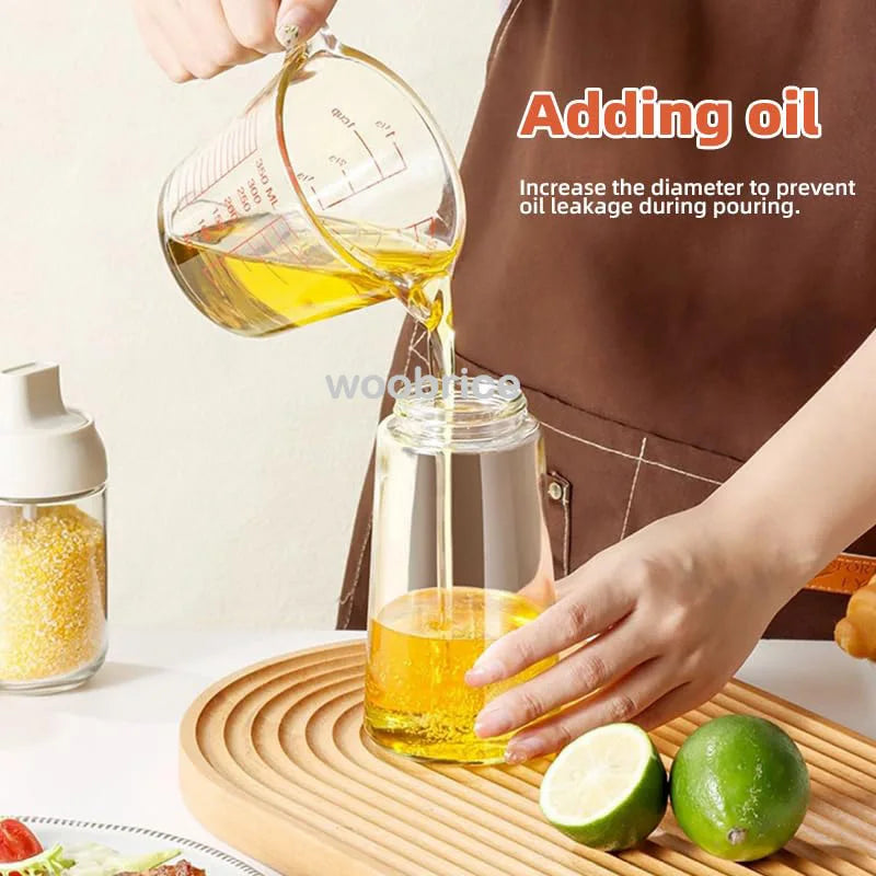 Veltora 2-in-1 kitchen spray oil dispenser and brush, ideal for air fryers, salads, grilling, roasting, and cooking tasks.
