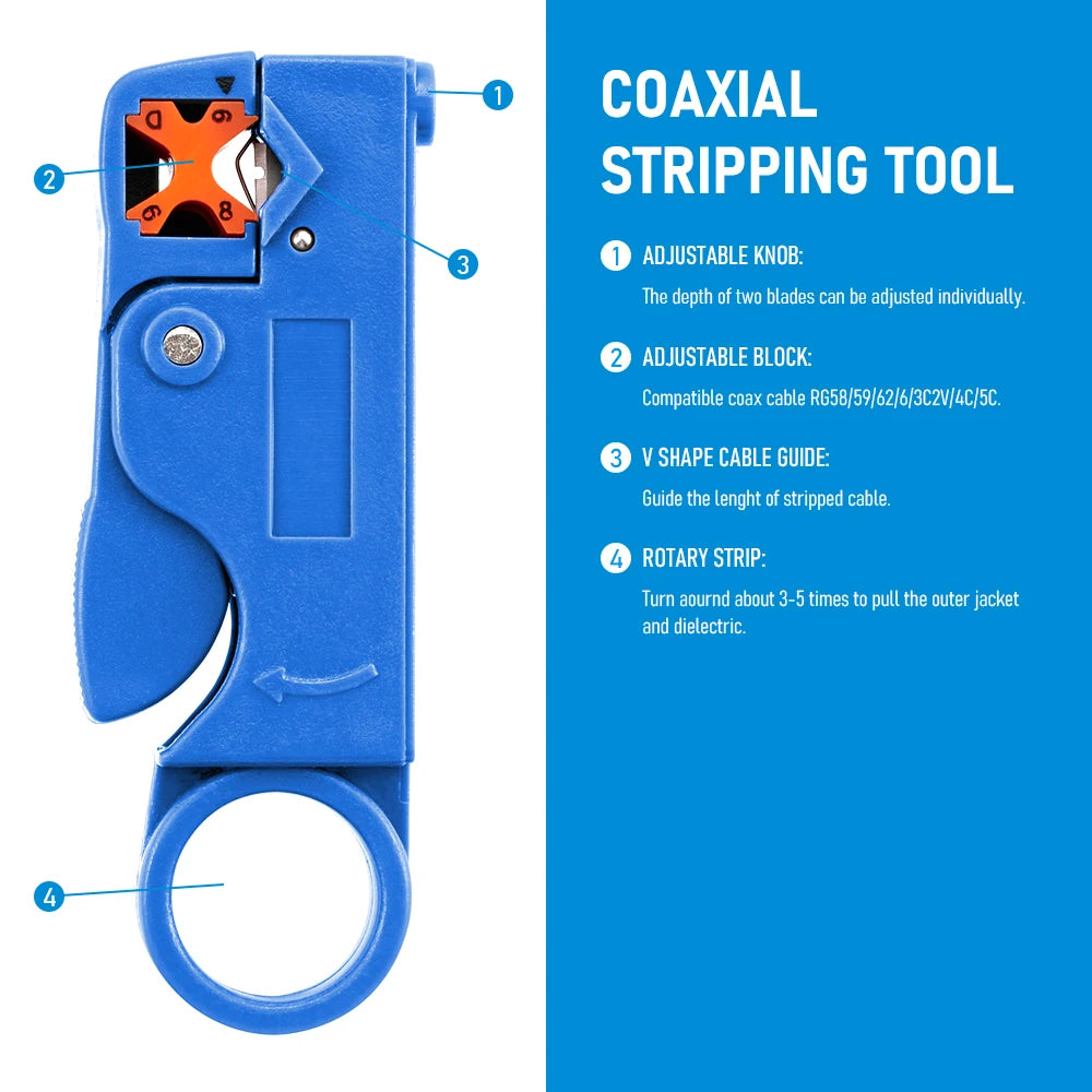 Veltora stripping pliers and wire cable tools set, stainless steel, insulated electrical wire stripper with hexagon wrench accessory.
