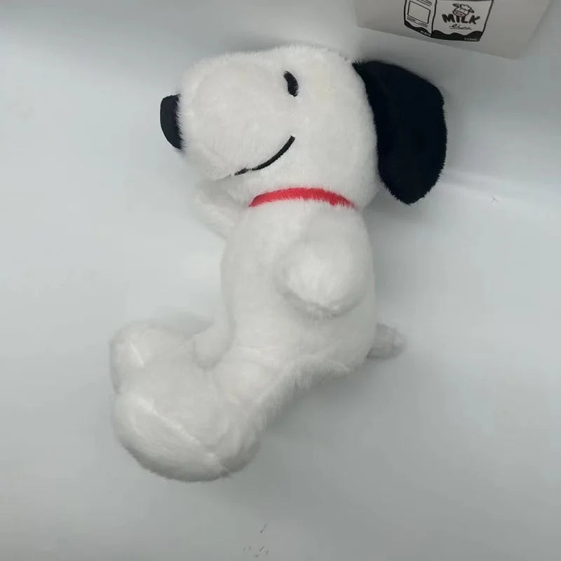 Veltora 30cm cartoon Snoopy plush toy pillow, soft and cute sofa back plush doll, perfect gift for children