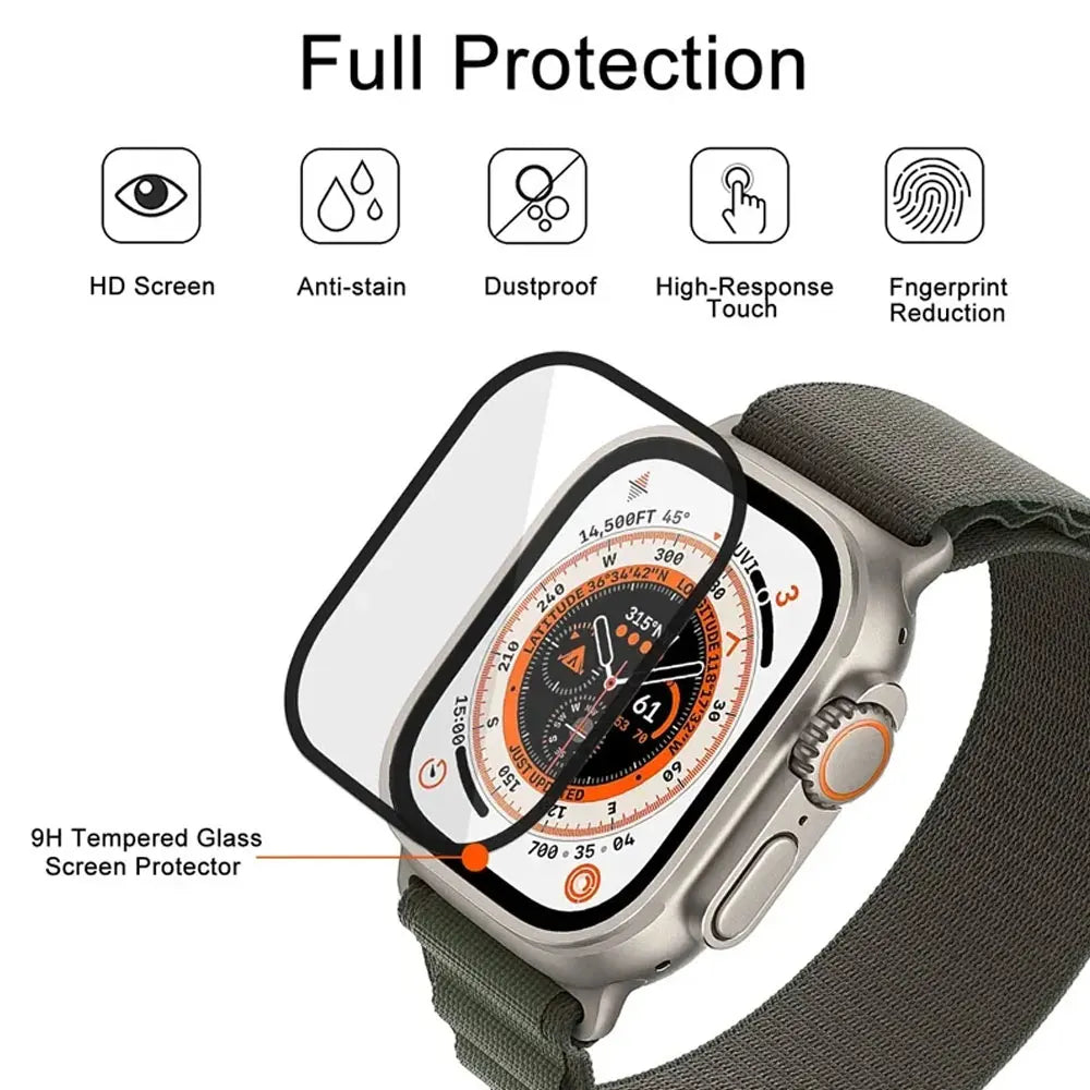 Veltora screen protector for Apple Watch Series 4-9, 40mm-49mm, 3D film accessory for Series 7-8-9 smartwatch displays