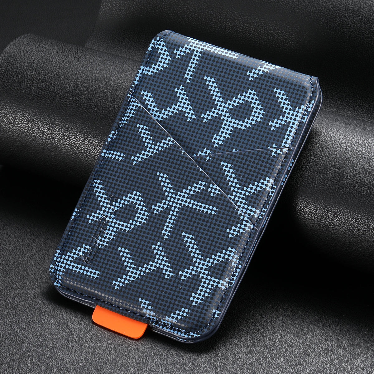 Veltora leather MagSafe wallet for iPhone with magnetic card holder, compatible with iPhone 12 to 16 Pro Max, featuring a strong magnet case