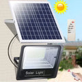 Veltora JVEE 30W solar floodlight with remote, waterproof IP67, adjustable outdoor spotlight with villa street lamp design.