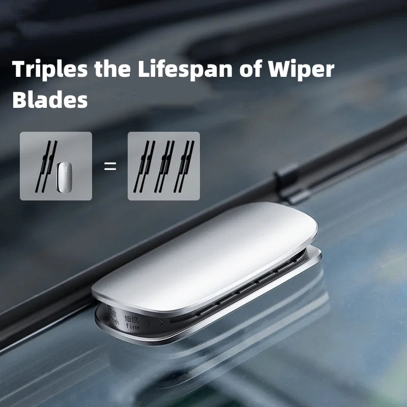 Veltora rain wing windshield wiper repair tool for auto blades, portable and universal for refurbishing car windshield wipers.