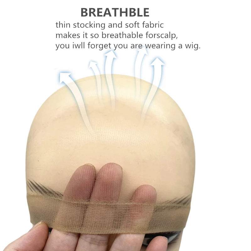 Veltora ultra-thin HD sheer wig cap for women, invisible stocking and lace front wig accessory, lightweight and breathable.