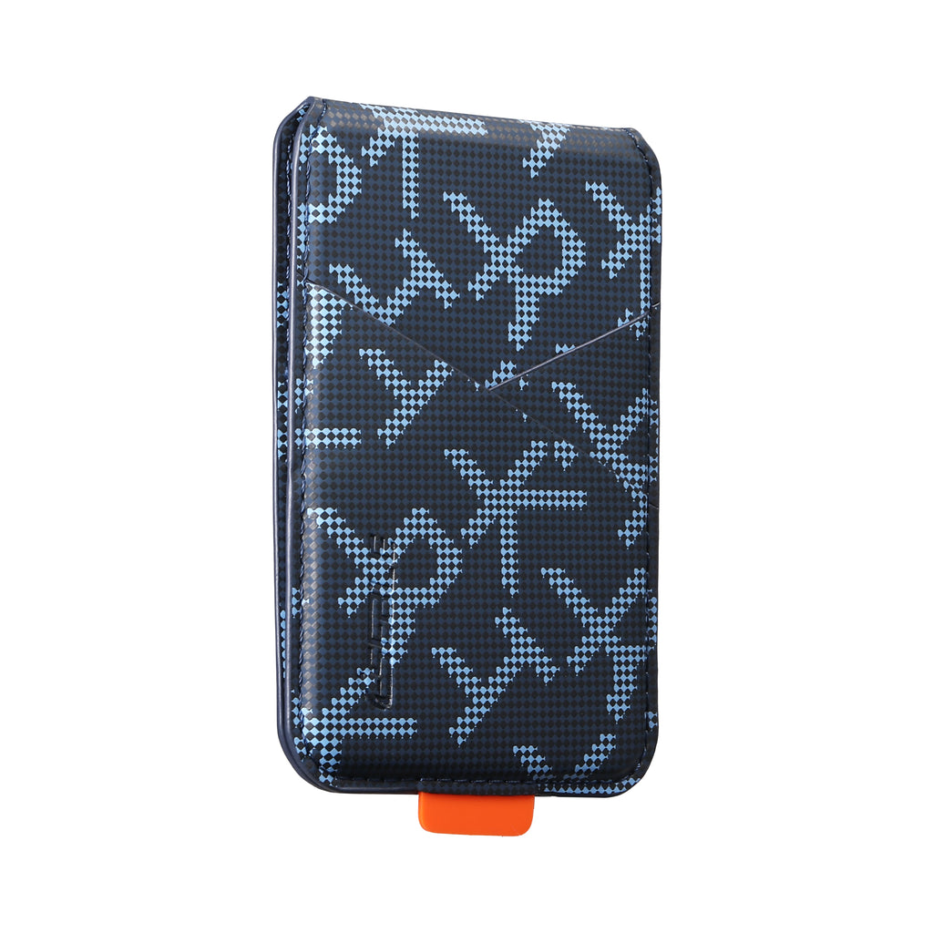 Veltora leather MagSafe wallet for iPhone with magnetic card holder, compatible with iPhone 12 to 16 Pro Max, showing closed design