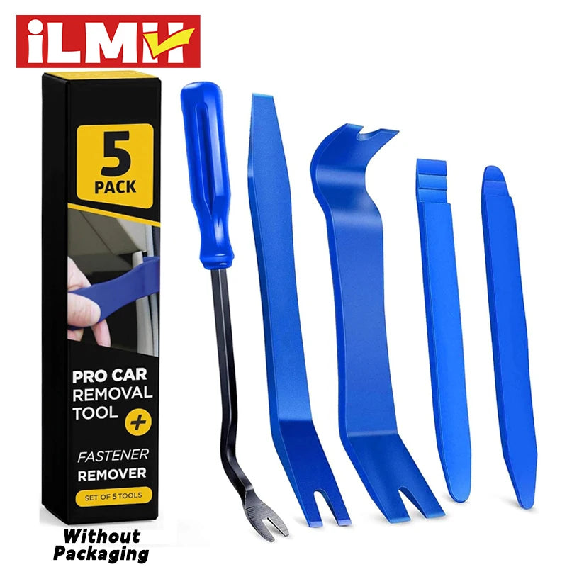 Veltora iLMH car hand tool set with disassembly tools for stereo, DVD, dashboard, and interior plastic trim removal.