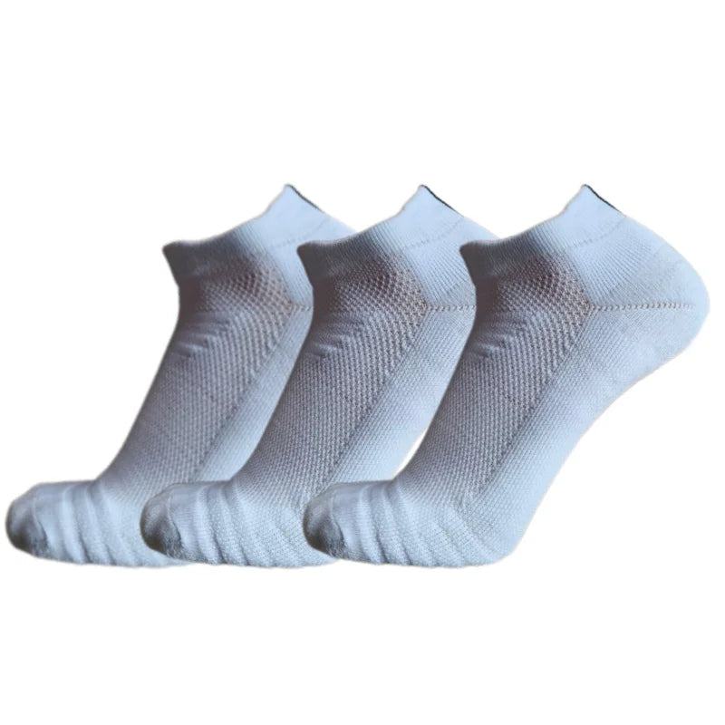 Veltora men's anti-slip cotton football socks, short and long tube style, breathable and deodorizing for soccer and basketball.