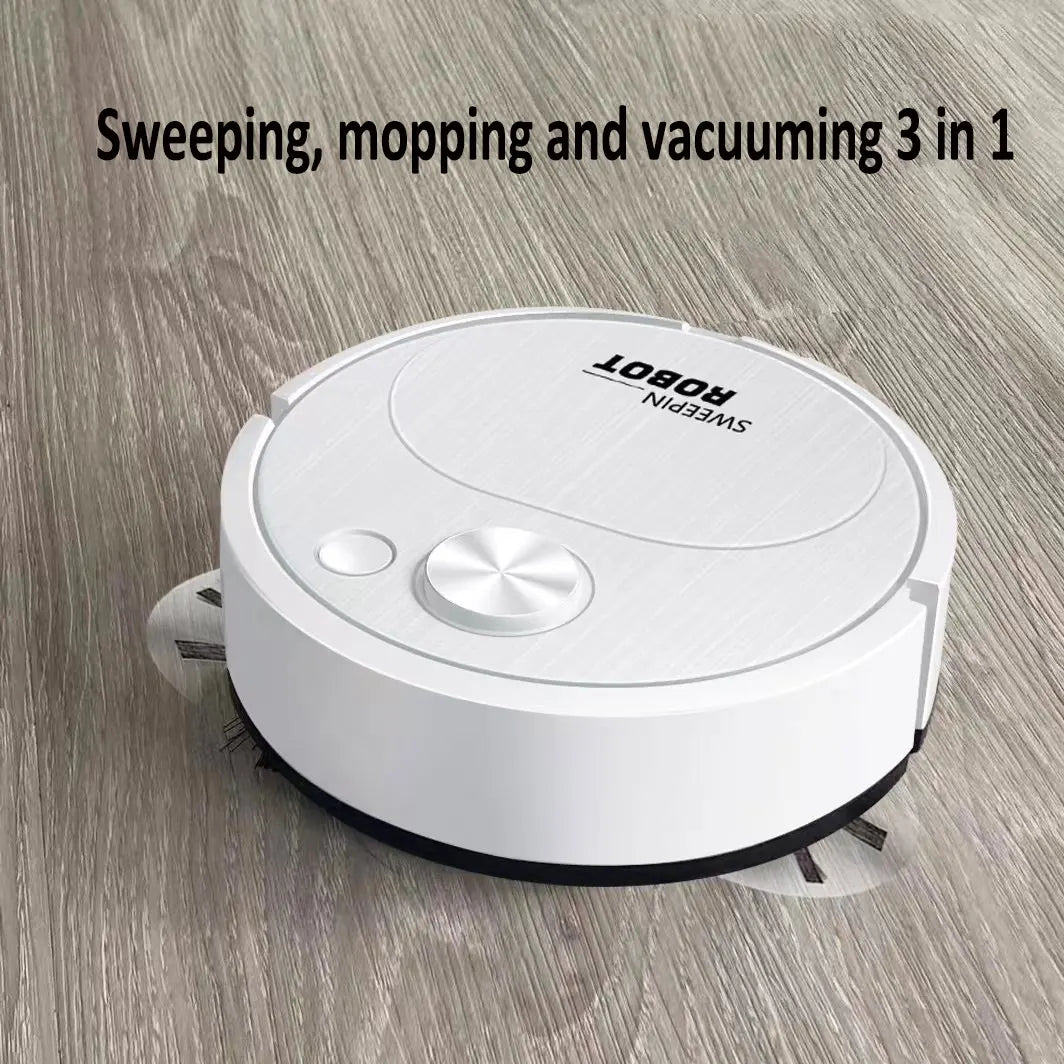 Veltora USB sweeping robot vacuum cleaner with mopping function, 1500Pa suction, cordless design, cleaning floor for home or office