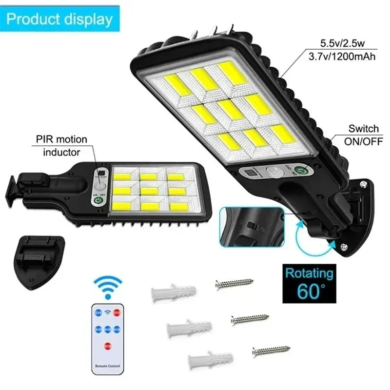 Veltora LED solar outdoor wall lamp with human body induction, ideal for garden, terrace, garage, and street lighting.