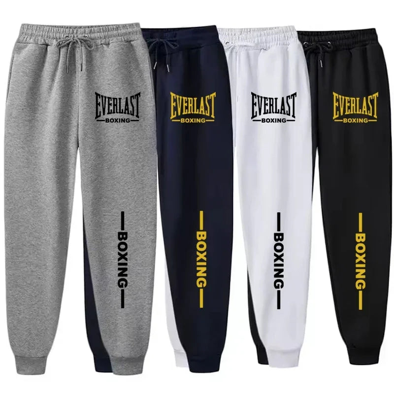 Veltora 2025 autumn winter printed running pants for men and women, fleece-lined casual sports and outdoor fitness joggers.