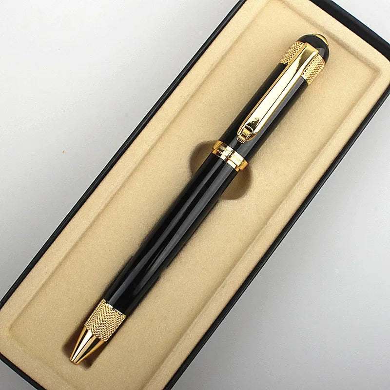 Veltora luxury heavy metal ballpoint pen with smooth writing roller tip, ideal for school, office, and business signature use.