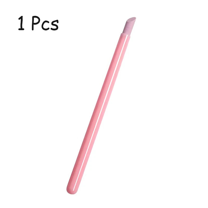 Veltora 1/5PC nail art quartz grinding pen with nail cuticle scissors and dead skin remover tools for manicure and gel polish.