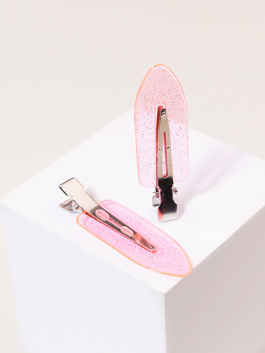 Set of 10 Veltora seamless transparent hair clips for girls, ideal for styling real hair and wigs, featuring a sleek, clear design.