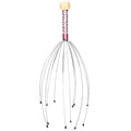 Veltora Relax Octopus Head Massager with stainless steel engraved claws, scalp scratcher, brain massage, and itch reliever in random color
