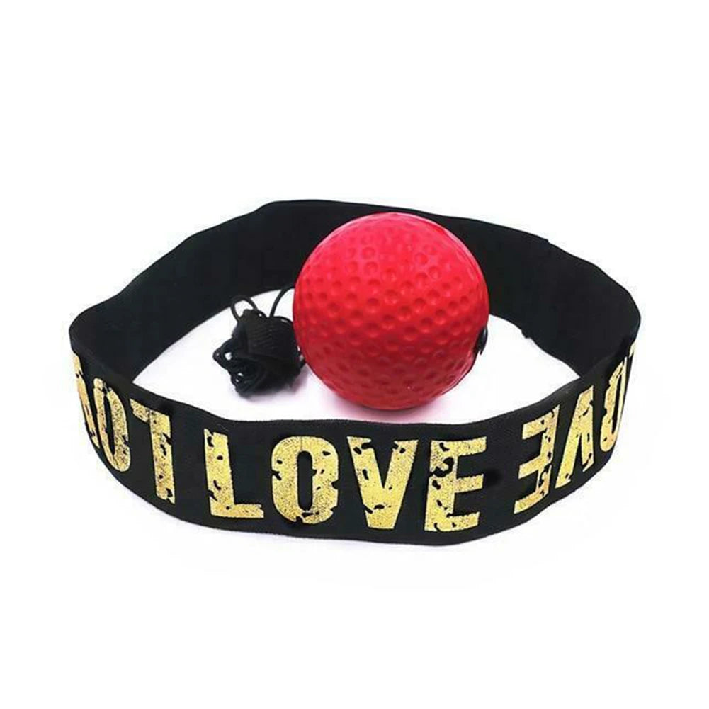 Veltora boxing reflex speed punch ball with red rubber ball and sweatband for agility and reaction training.